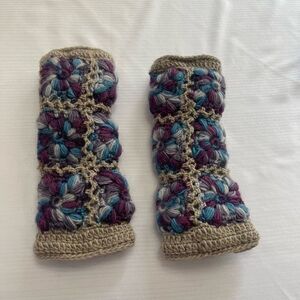 Nirvana Hand Knit Crochet Gloves Hand Warmers